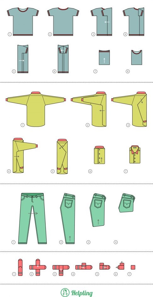 guide to folding clothes